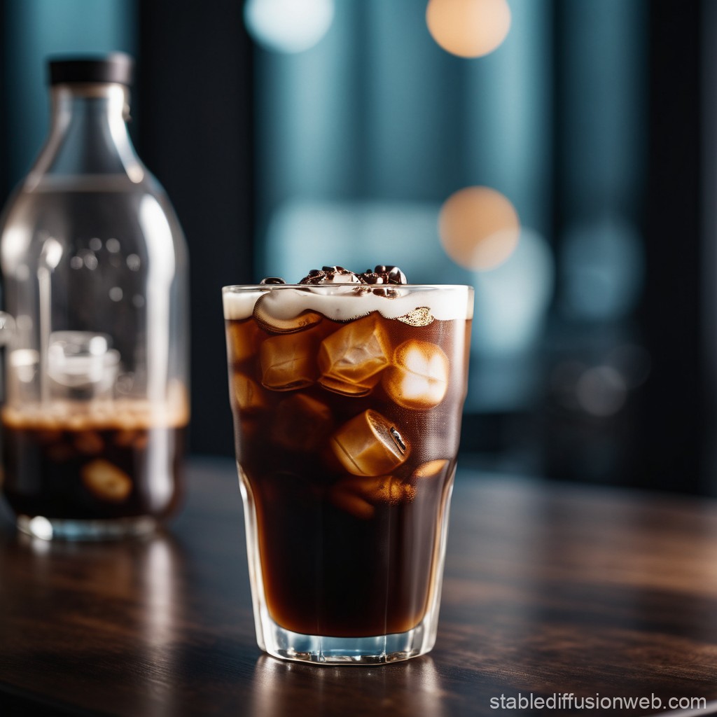 cold-brewed coffee served chilled