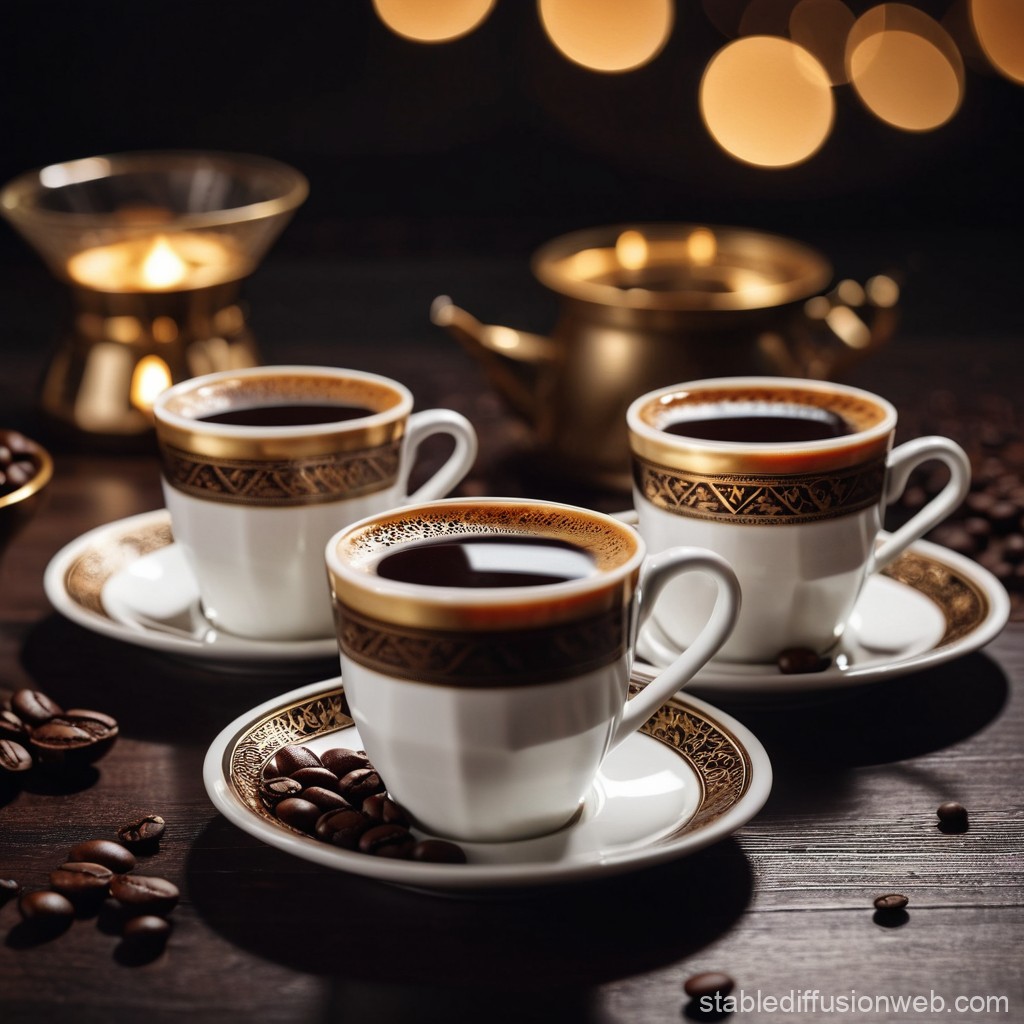 Turkish coffee set